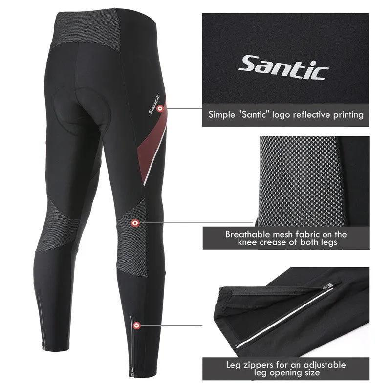 Santic Walton Red Men Cycling Pants