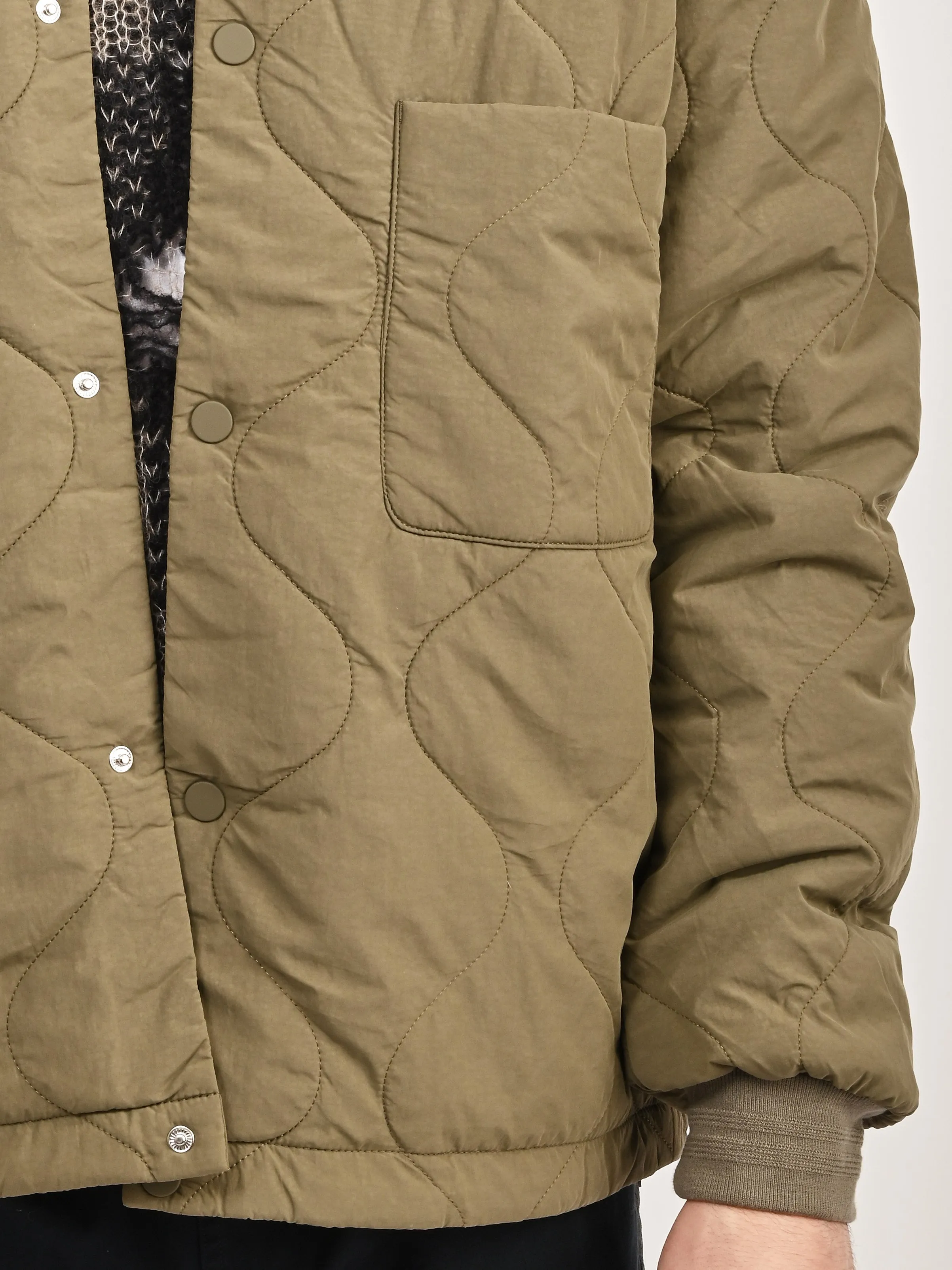 Shale Olive Amaru Quilted Jacket