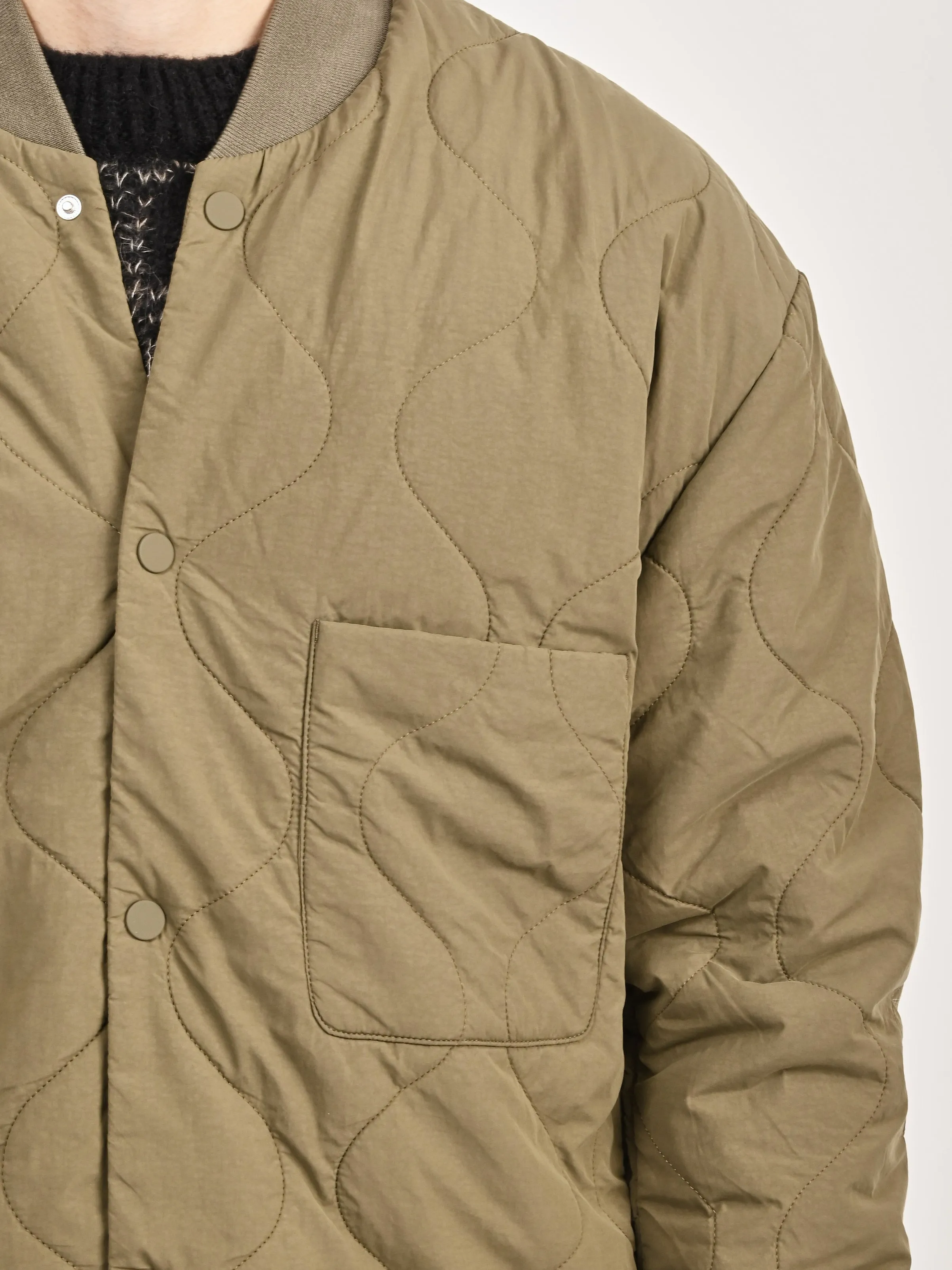 Shale Olive Amaru Quilted Jacket