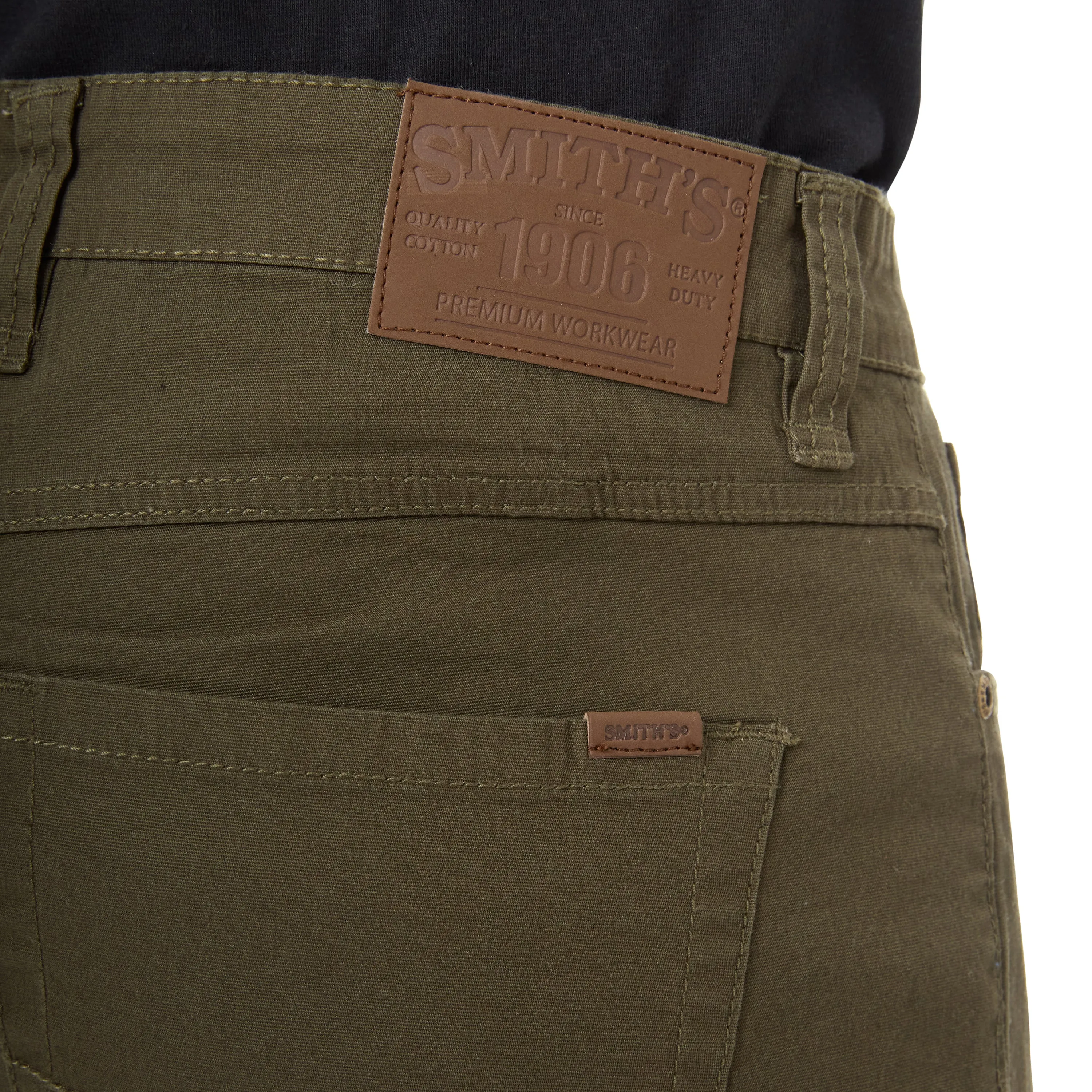 SMITH'S-STRETCH 5-POCKET CANVAS PANT