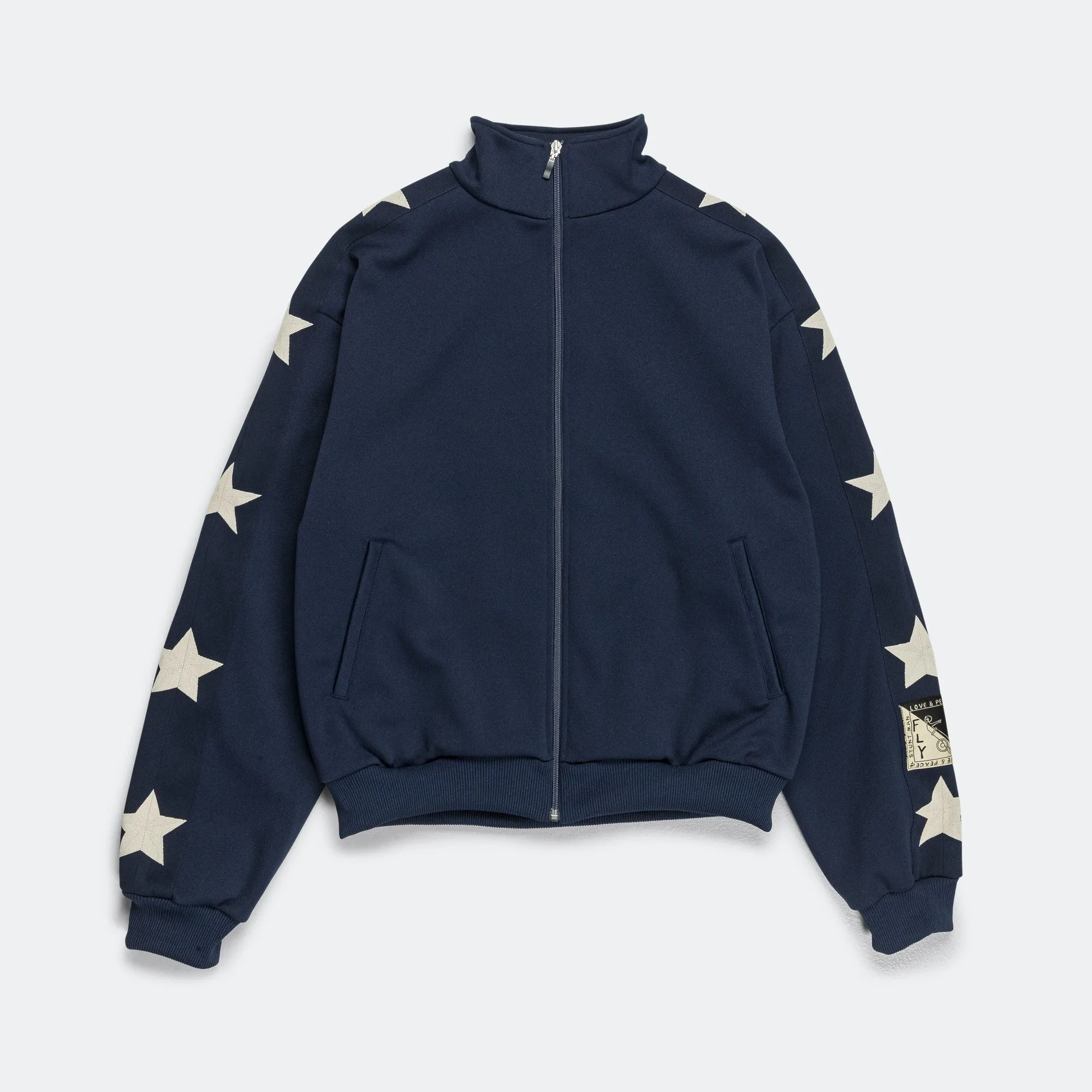 Smooth Jersey Standman&woman Track JKT - Navy