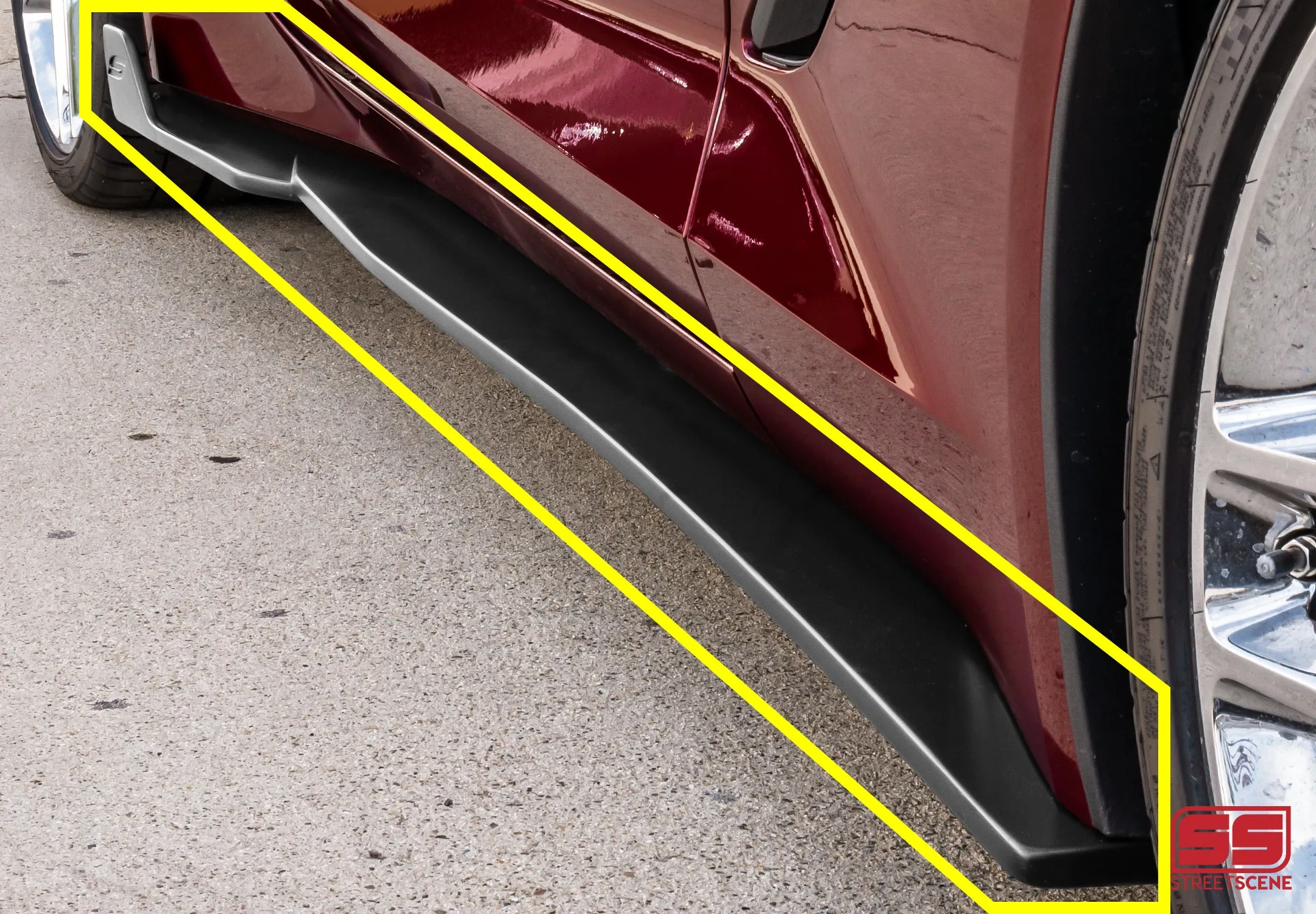 STREET SCENE 2014-2019 CORVETTE C7 SIDE SKIRT SKU# 950-70621