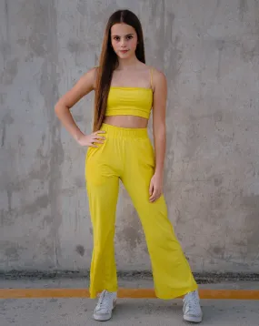 Sunglow Yellow Track Pants