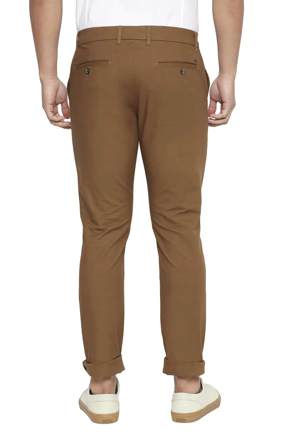 Tapered Fit Stretch Trousers