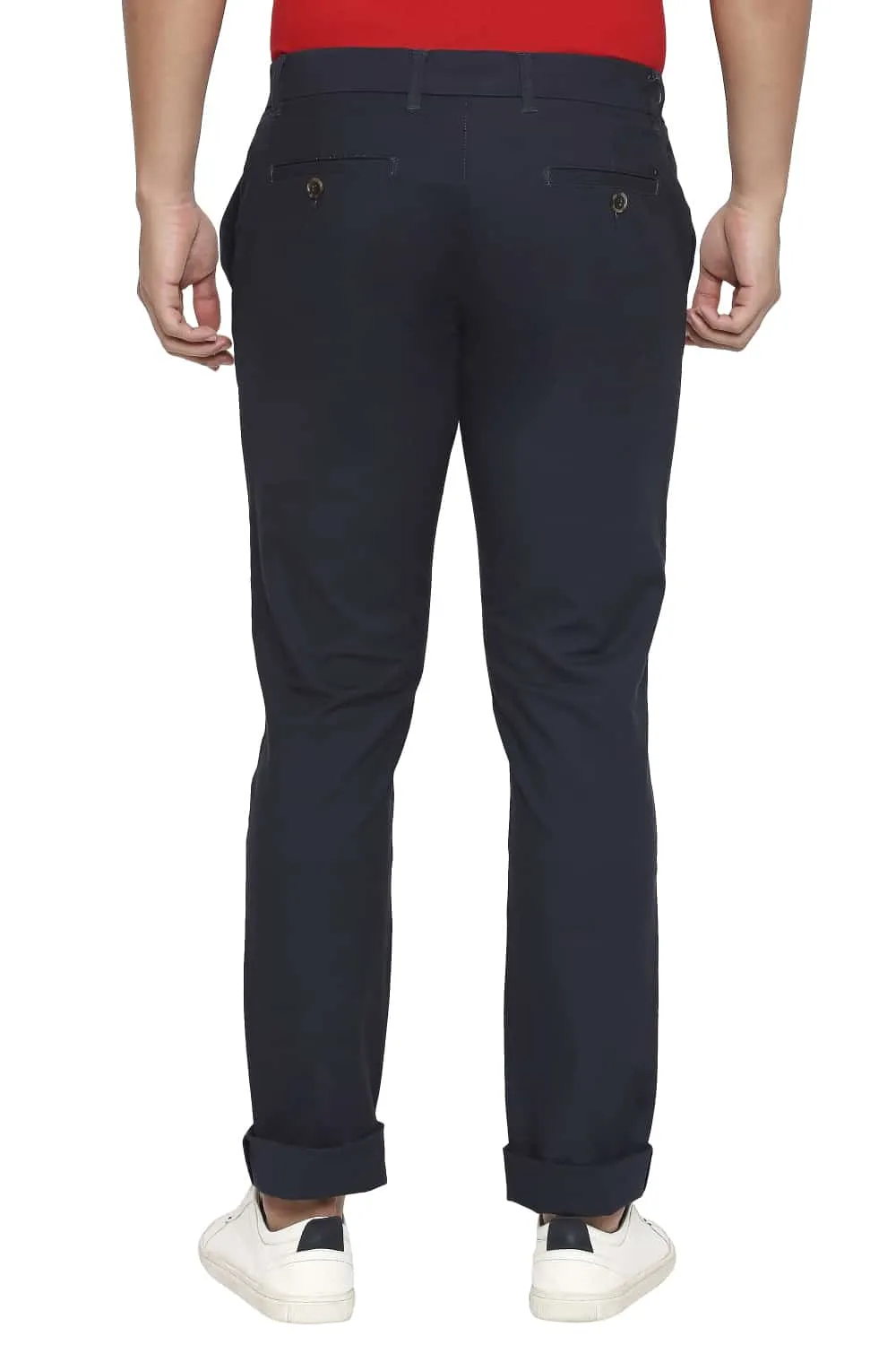 Tapered Fit Stretch Trousers