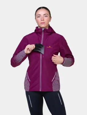 Tech Reflect Jacket Wms | Blackcurrant/Reflect