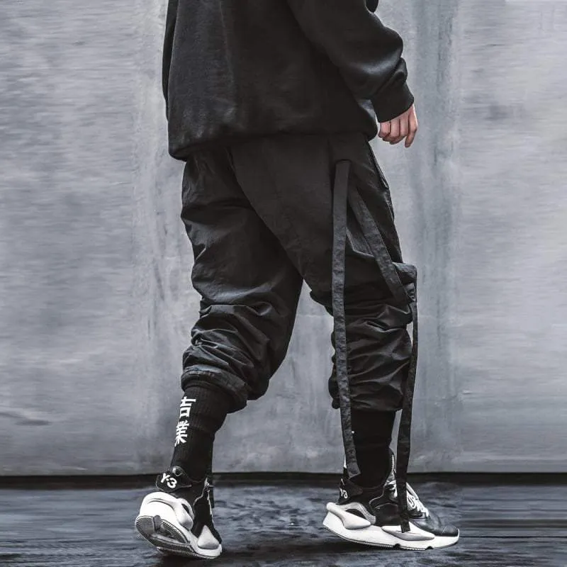 Techwear Black Streetwear Pants