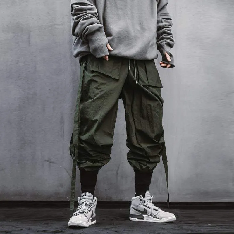 Techwear Khaki Pants Streetwear