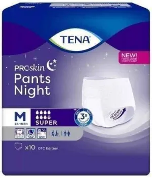 TENA Pants ProSkin Super Night M x 10 pcs