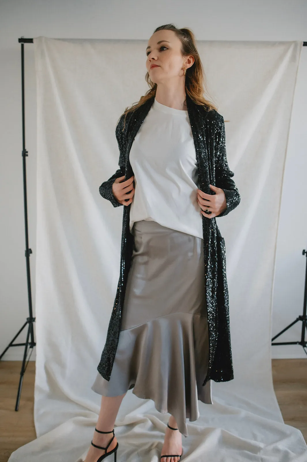 The Lucille Skirt - Silver