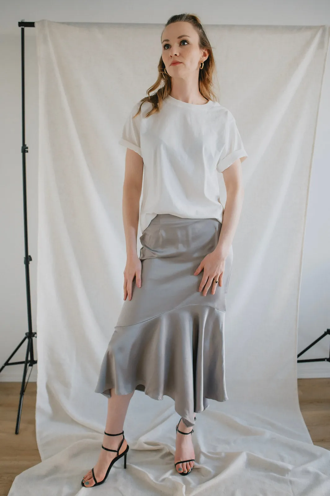 The Lucille Skirt - Silver