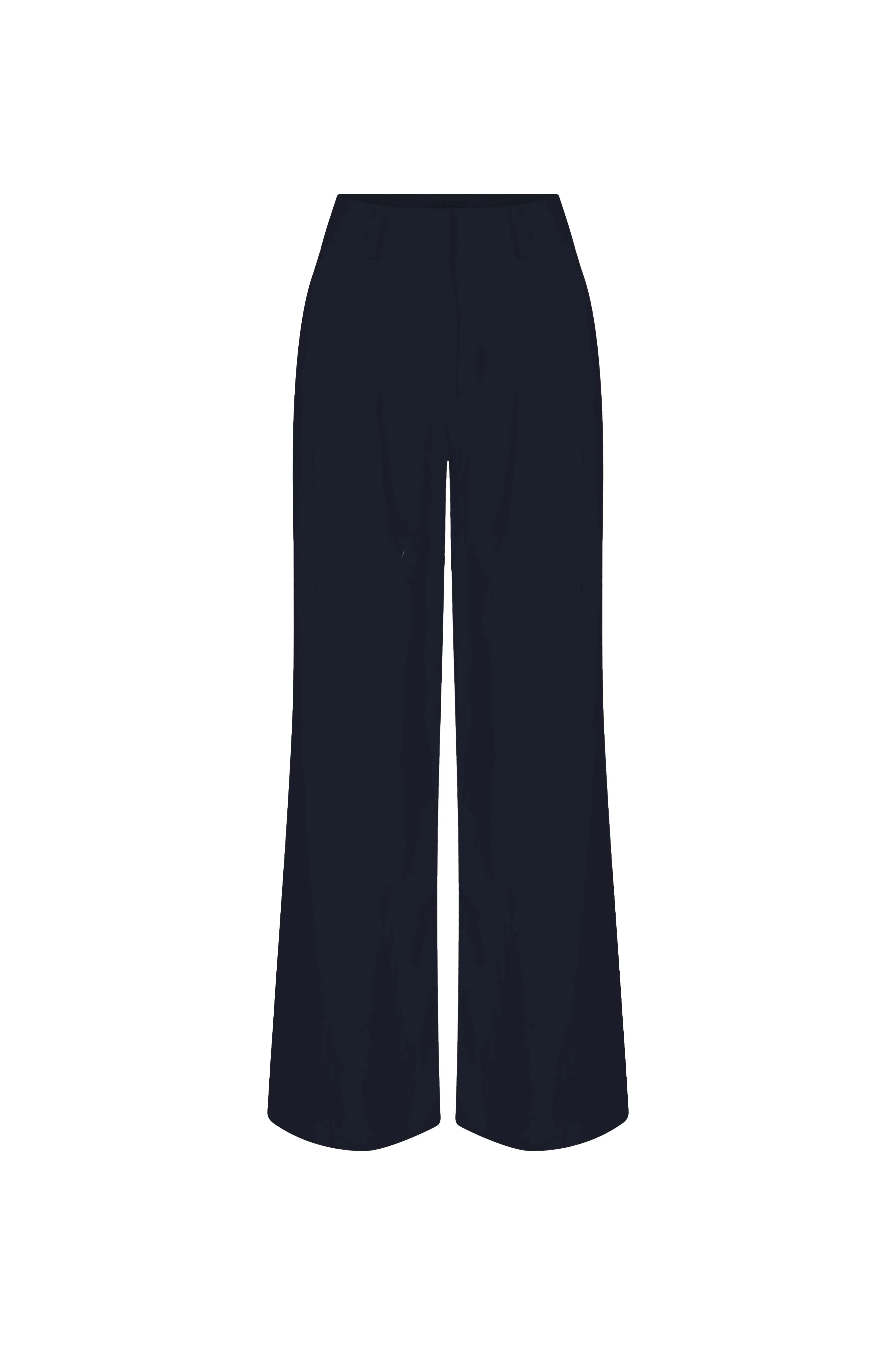 Tina Linen Trousers in Dark Navy