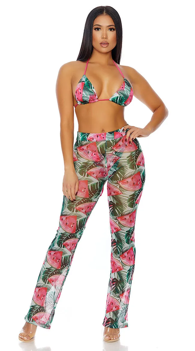 Tropical Dreams Cover-Up Pool Pants