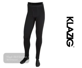 Unisex Black Thermal Long Wool Rich Pant by Klazig Style: 26362