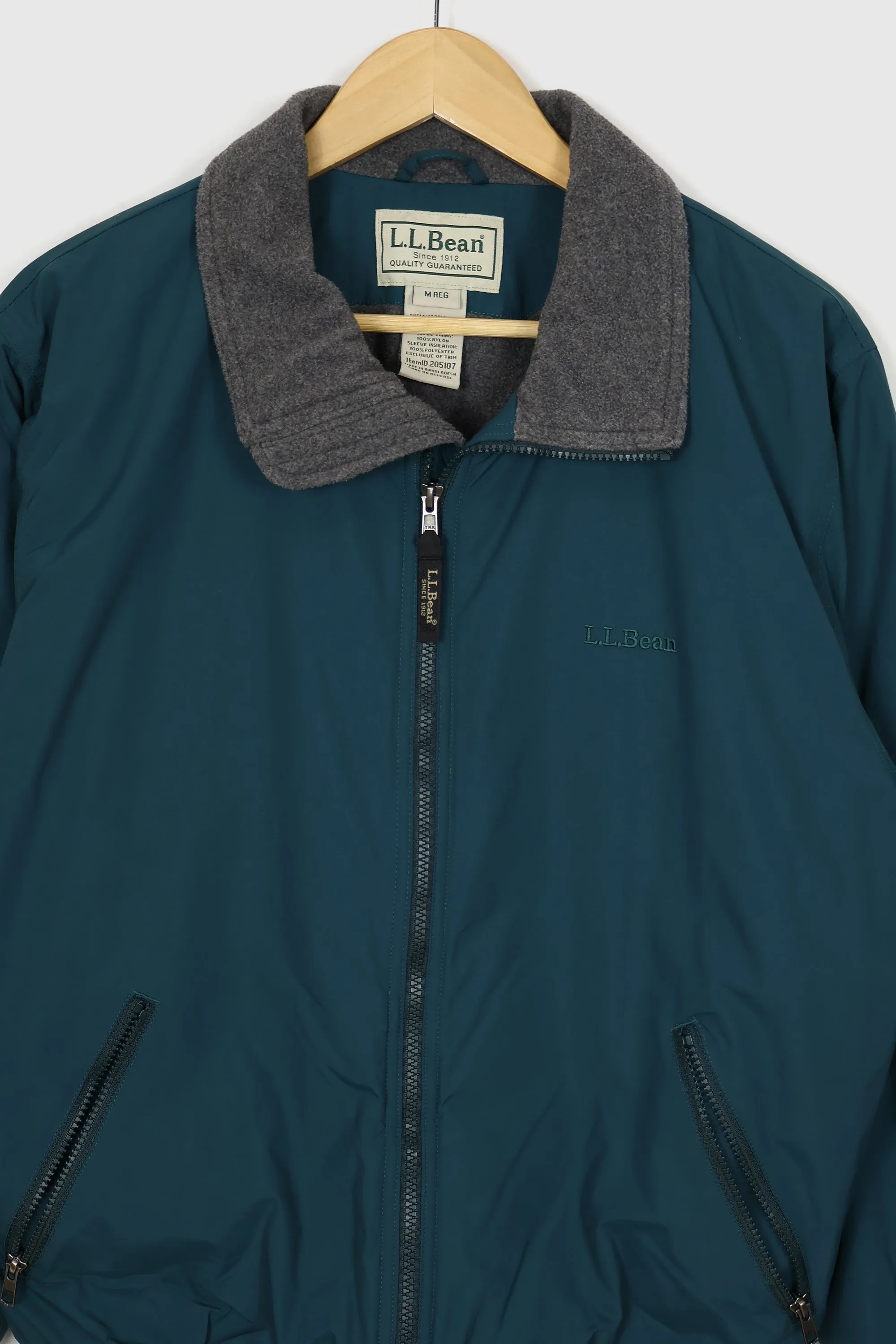 Vintage L.L. Bean Fleece Lined Full Zip Jacket