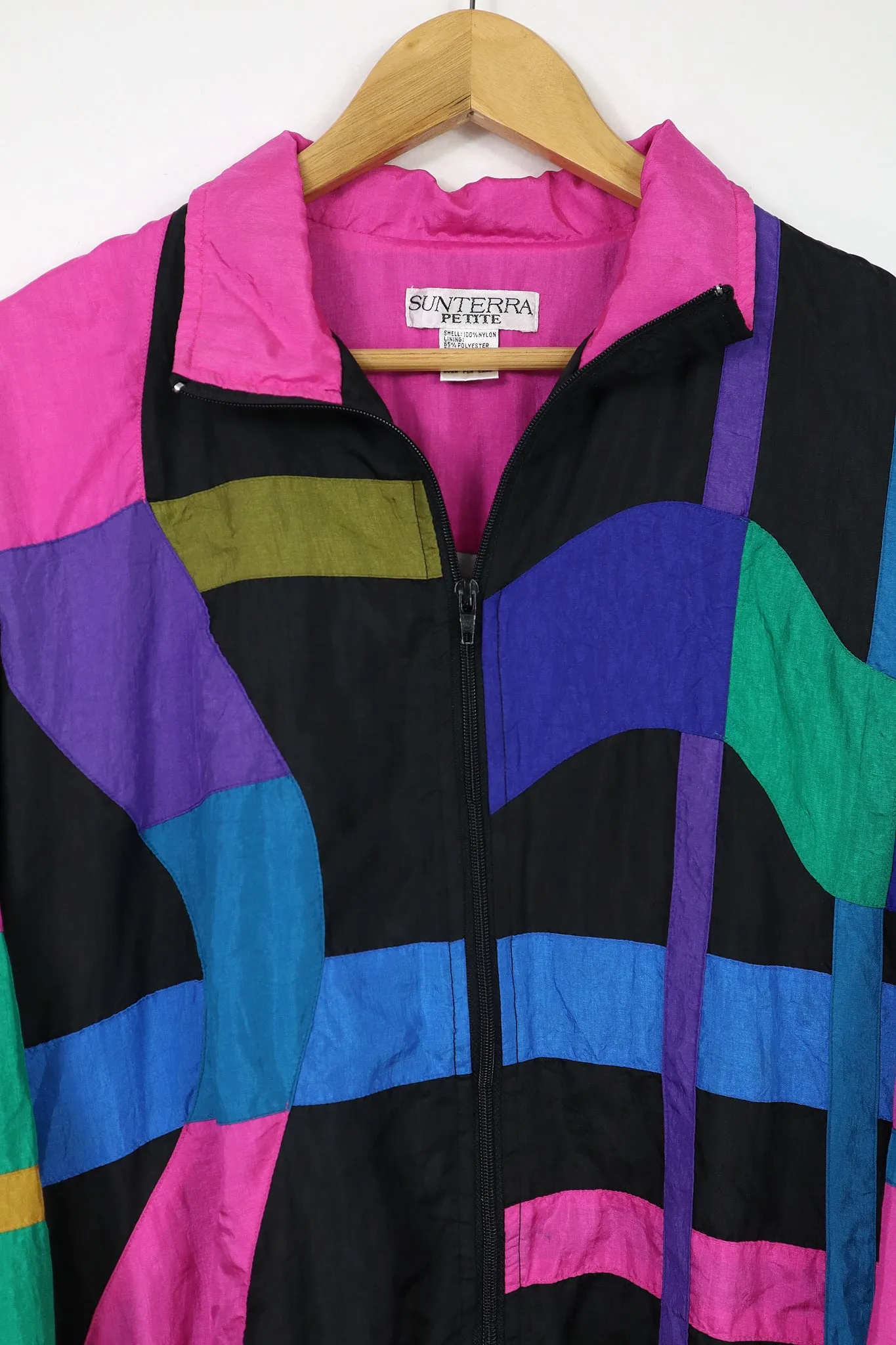 Vintage Pattern Windbreaker