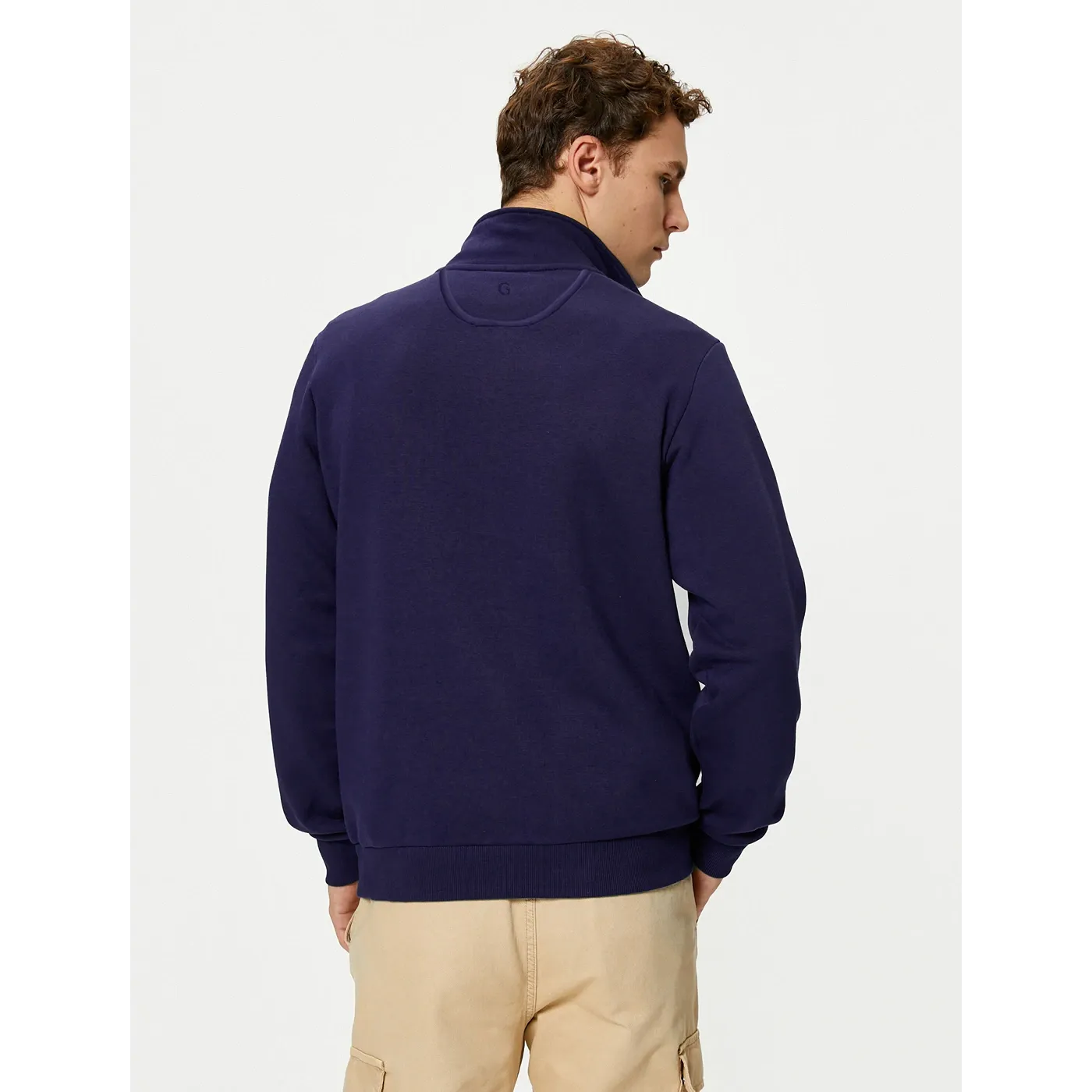 Violet Half Zip Sweatshirt