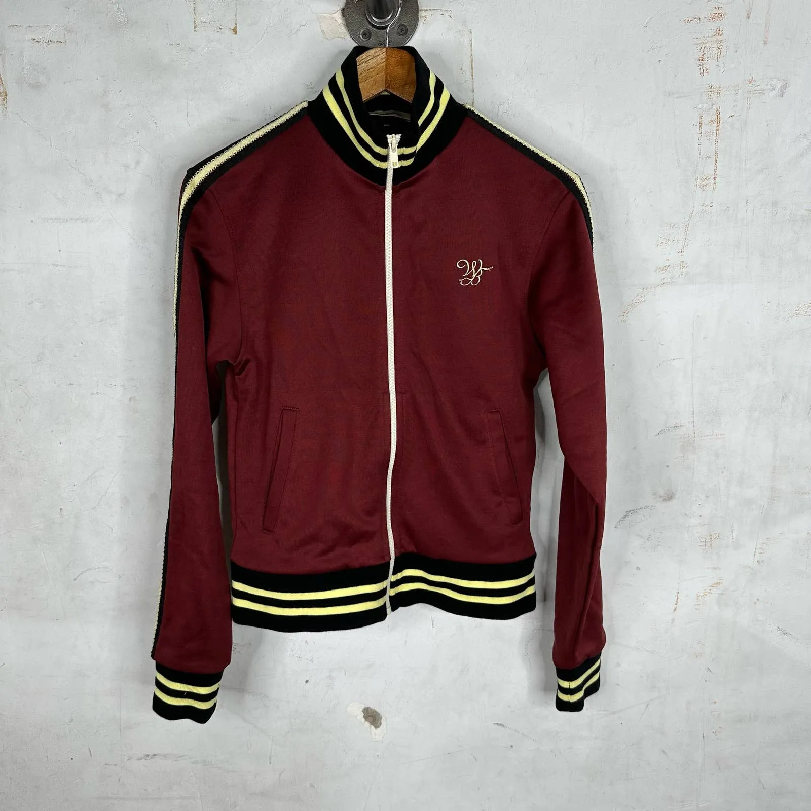 Wales Bonner Burgundy Track Jacket