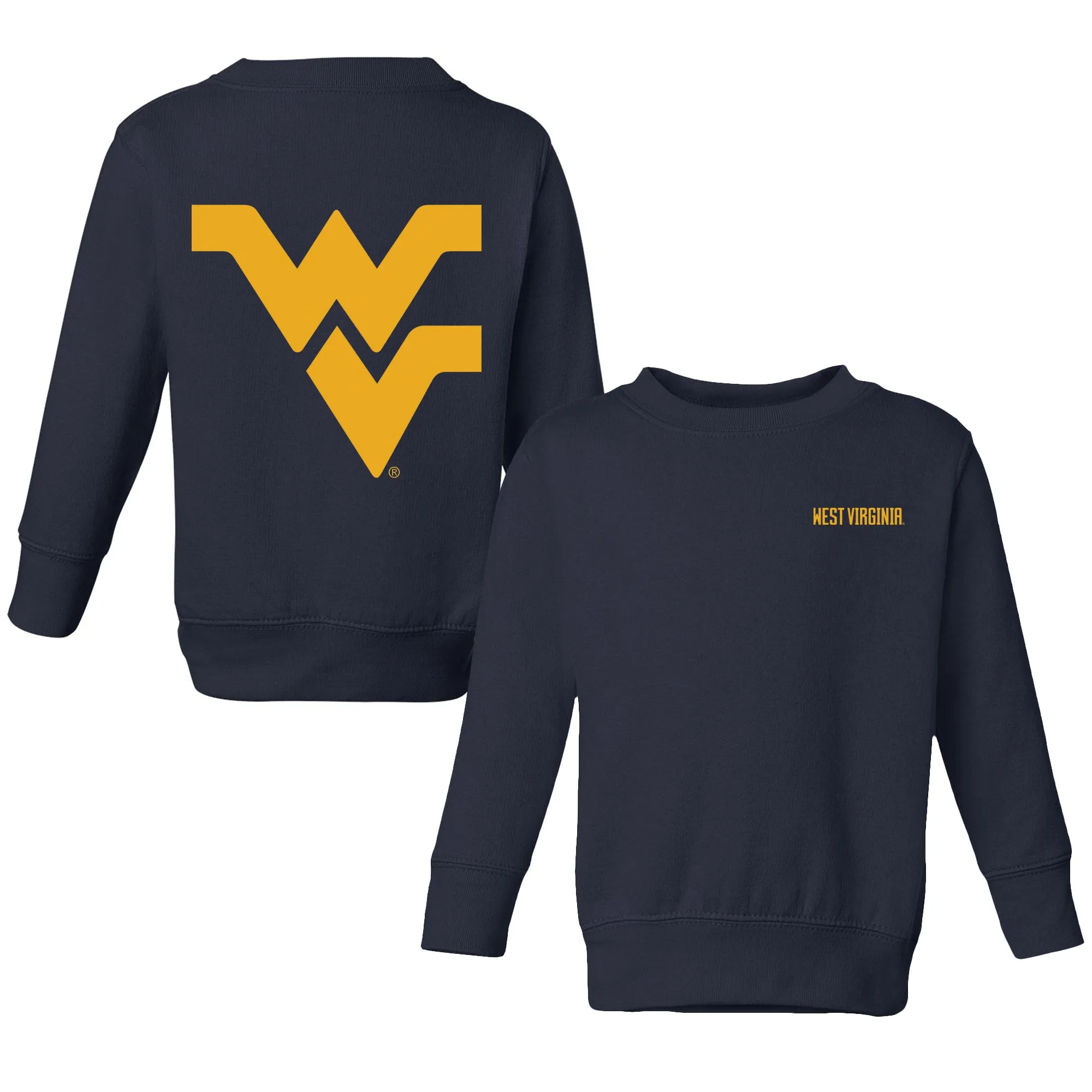 West Virginia Mountaineers Logo Toddler Crewneck Sweatshirt