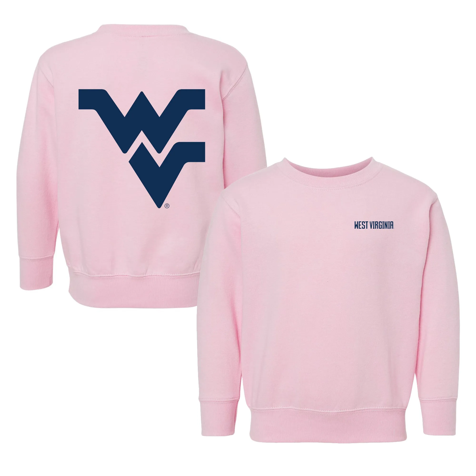 West Virginia Mountaineers Logo Toddler Crewneck Sweatshirt