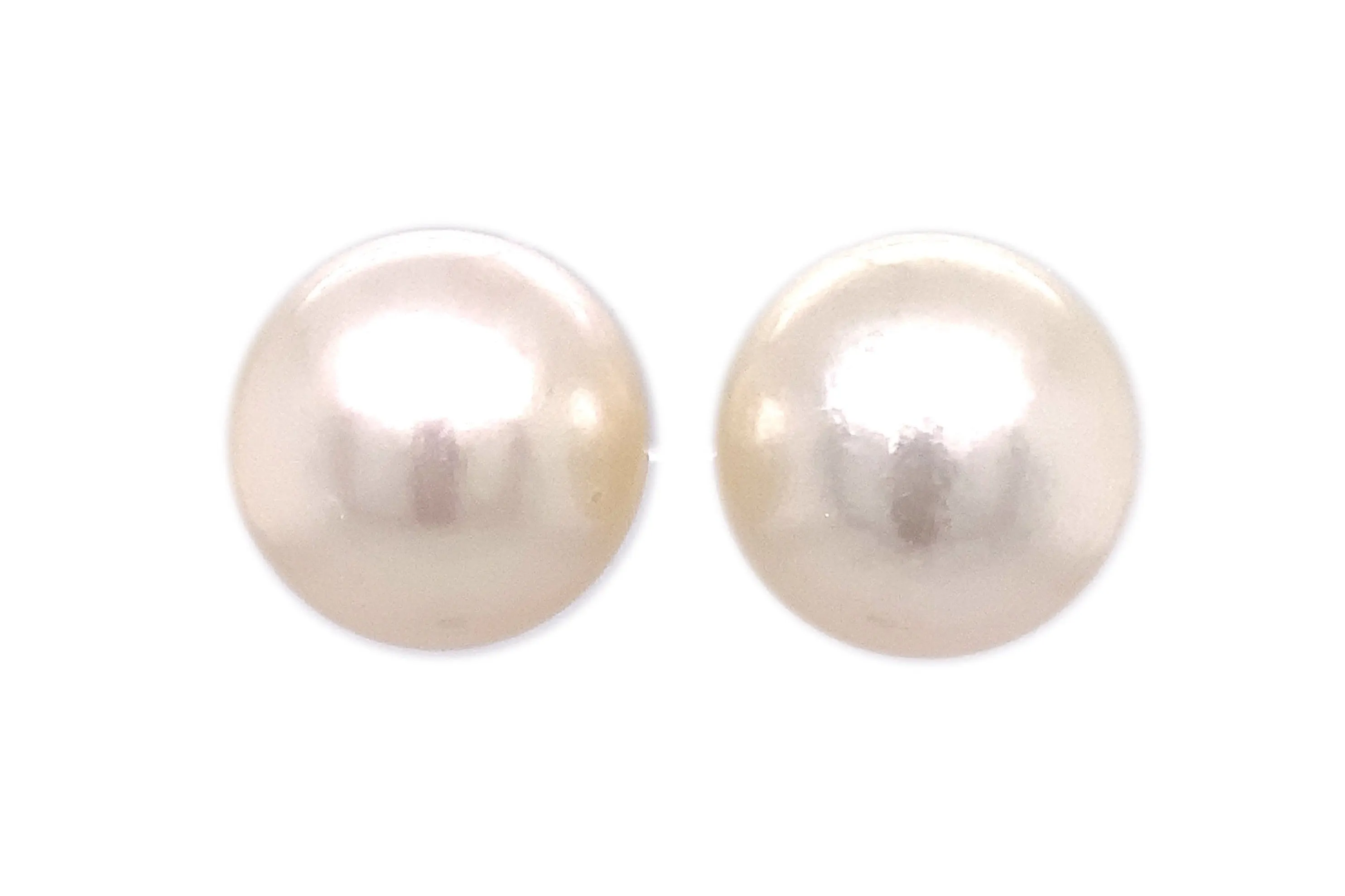 White Pearl Earrings