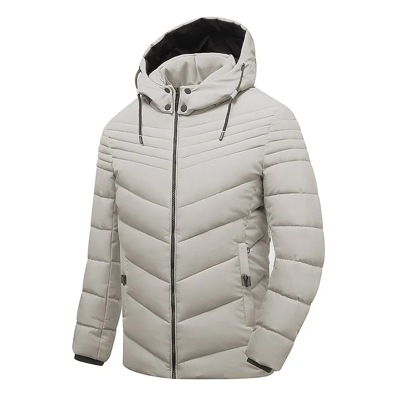 Winter Casual Parkas Neue Fleece Warme Dicke Wasserdichte Parkas Mode Klassische Mit Kapuze Parkas