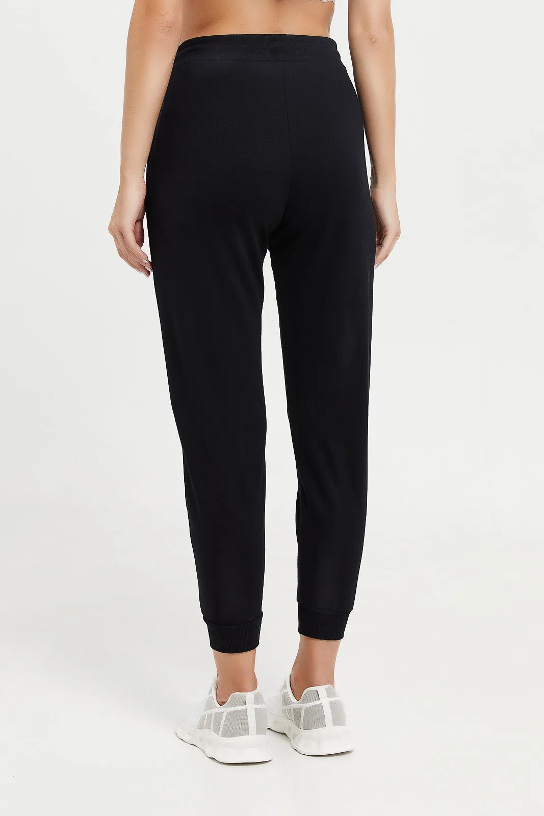 Women Black Active Pants