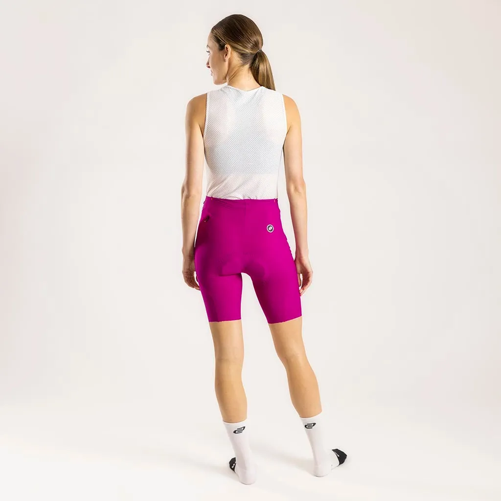 Women's Apex Cycling Shorts (Magenta)