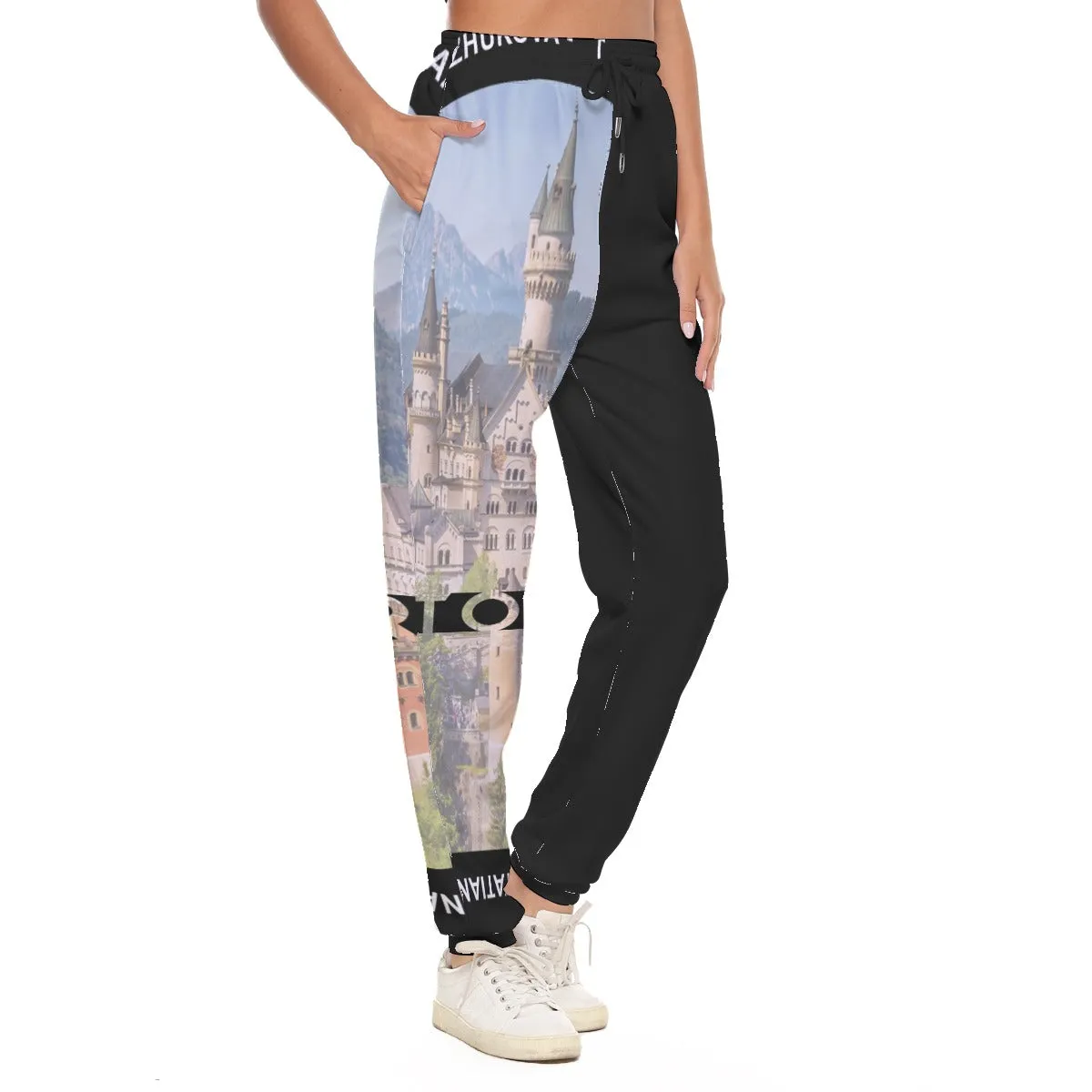 Women's Castle Casual Pants - Black